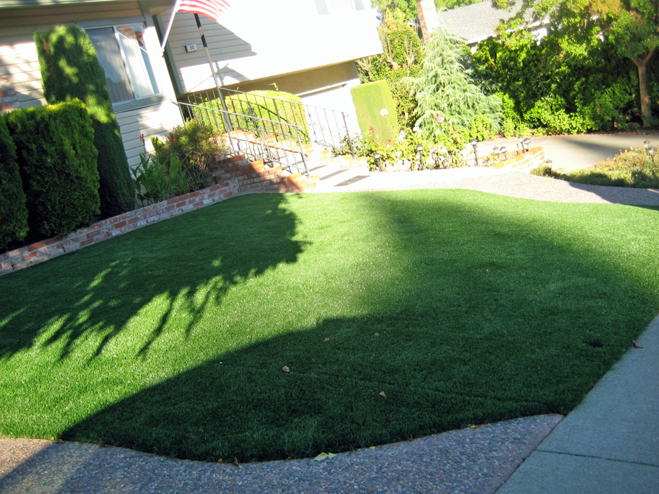 Artificial Turf Installation Cloverdale, California Garden Ideas, Front Yard Design