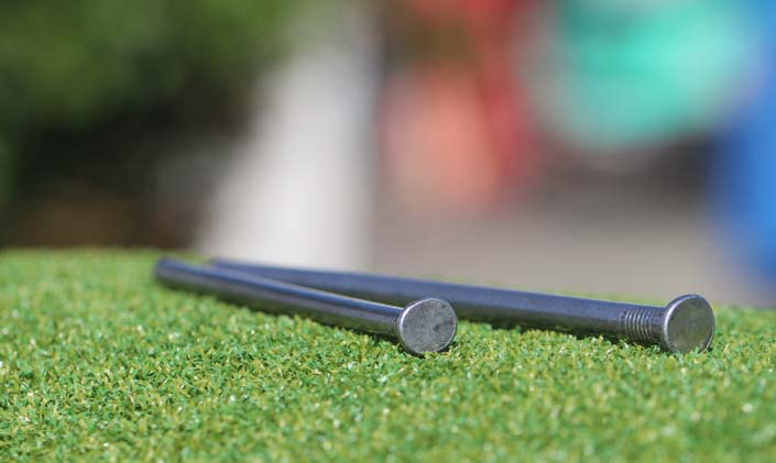 Installation Nails Synthetic Grass Synthetic Grass Tools Installation San Jose