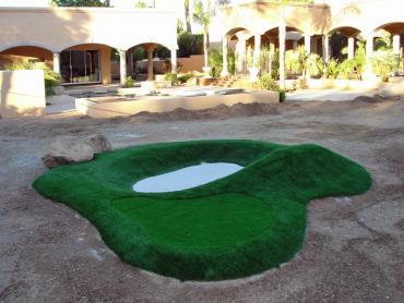 Artificial Grass Photos: Artificial Grass Installation Hickman, California Best Indoor Putting Green, Commercial Landscape