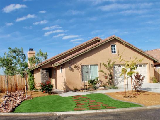 Artificial Grass Photos: Artificial Turf Installation Hilmar-Irwin, California Landscape Rock, Front Yard Design