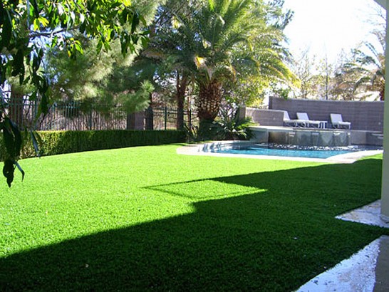 Artificial Grass Photos: Artificial Turf Installation South Dos Palos, California Rooftop, Swimming Pools