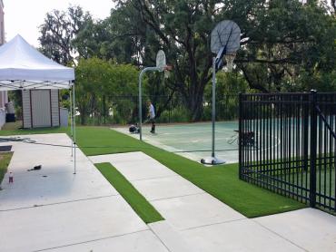 Artificial Grass Photos: Fake Grass Seaside, California Red Turf, Commercial Landscape