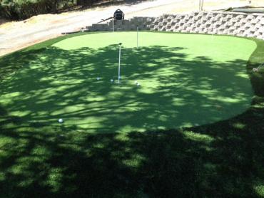 Artificial Grass Photos: Fake Lawn Emerald Lake Hills, California Outdoor Putting Green, Beautiful Backyards