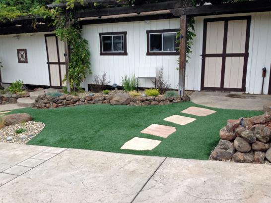 Artificial Grass Photos: Installing Artificial Grass East Nicolaus, California Roof Top, Front Yard Landscaping