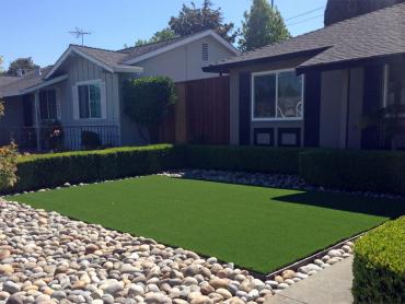 Artificial Grass Photos: Synthetic Grass Cost El Granada, California Landscape Photos, Front Yard Design