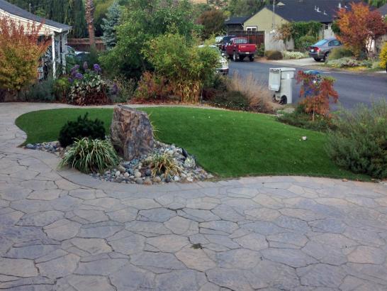 Artificial Grass Photos: Synthetic Grass San Carlos, California Landscaping Business, Front Yard Design